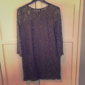 Benetton lined lace dress